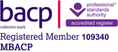 BACP, British Association for Counselling and Psychotherapy registered member